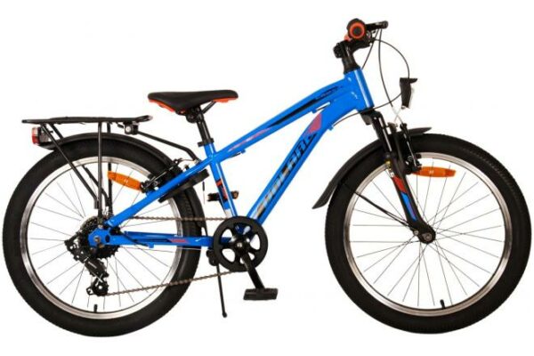 Volare Cross Kinderfiets – Jongens – 20 inch – Blauw – 6 versnellingen