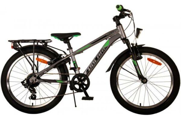 Volare Cross Kinderfiets – Jongens – 20 inch – Grijs – 6 versnellingen