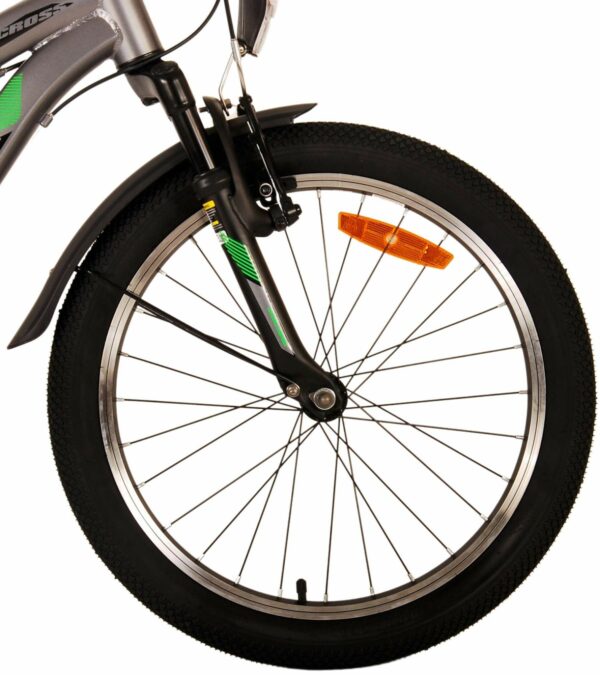 Volare Cross Kinderfiets – Jongens – 20 inch – Grijs – 6 versnellingen