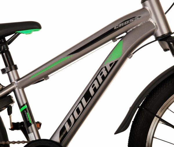 Volare Cross Kinderfiets – Jongens – 20 inch – Grijs – 6 versnellingen