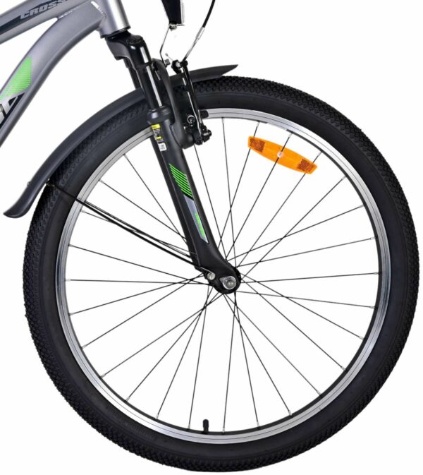 Volare Cross Kinderfiets – Jongens – 24 inch – donker Grijs