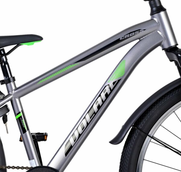 Volare Cross Kinderfiets – Jongens – 24 inch – donker Grijs