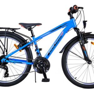 Volare Cross Kinderfiets – Jongens – 24 inch – Blauw – 21 versnellingen – Twee handremmen