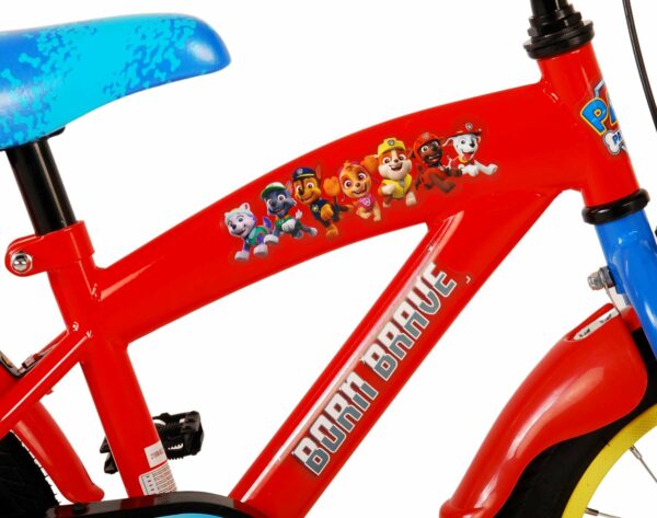 Paw Patrol Kinderfiets – Jongens – 14 inch – Rood/Blauw