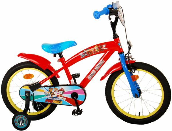 Paw Patrol Kinderfiets – Jongens – 16 inch – Rood Blauw