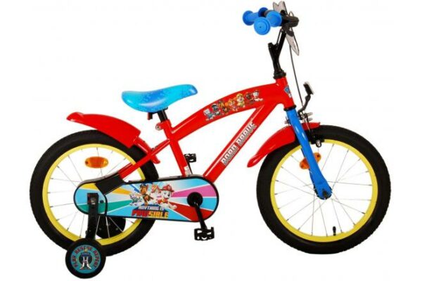 Paw Patrol Kinderfiets – Jongens – 16 inch – Rood Blauw