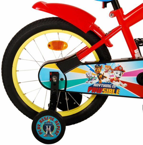 Paw Patrol Kinderfiets – Jongens – 16 inch – Rood Blauw