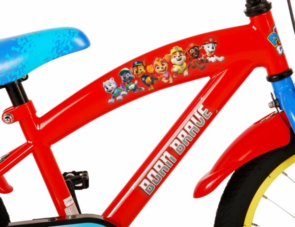 Paw Patrol Kinderfiets – Jongens – 16 inch – Rood Blauw