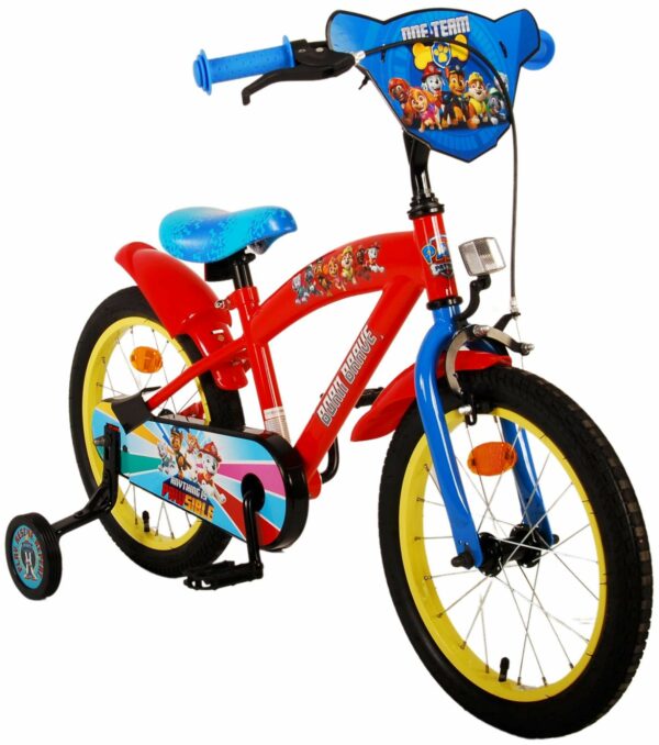 Paw Patrol Kinderfiets – Jongens – 16 inch – Rood Blauw