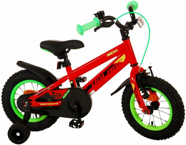 Volare Rocky Kinderfiets – Jongens – 12 inch – Rood