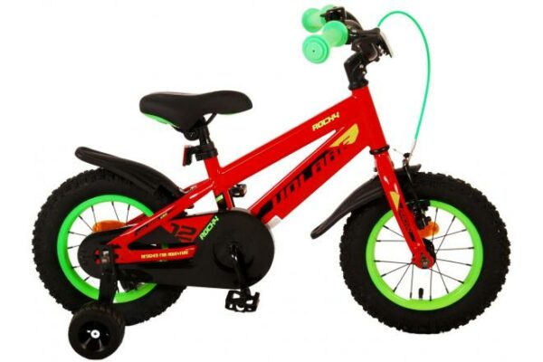 Volare Rocky Kinderfiets – Jongens – 12 inch – Rood