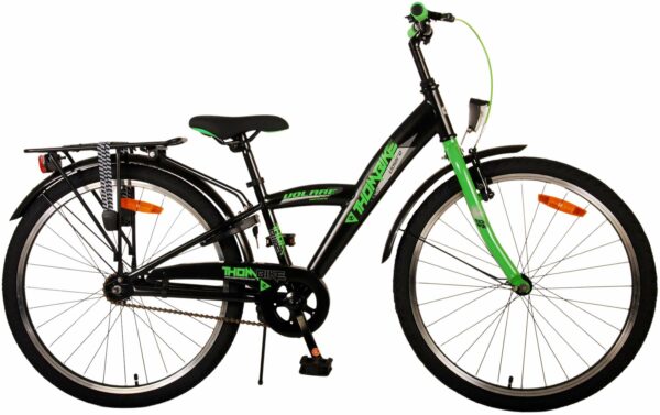Volare Thombike Kinderfiets – Jongens – 24 inch – Zwart Groen