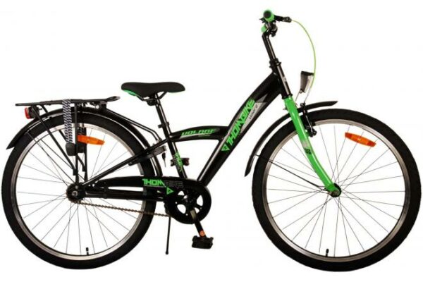 Volare Thombike Kinderfiets – Jongens – 24 inch – Zwart Groen