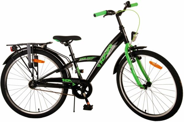 Volare Thombike Kinderfiets – Jongens – 24 inch – Zwart Groen