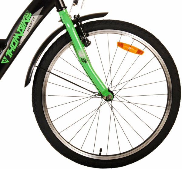 Volare Thombike Kinderfiets – Jongens – 24 inch – Zwart Groen