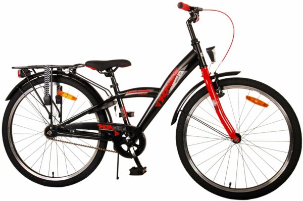 Volare Thombike Kinderfiets – Jongens – 24 inch – Zwart Rood