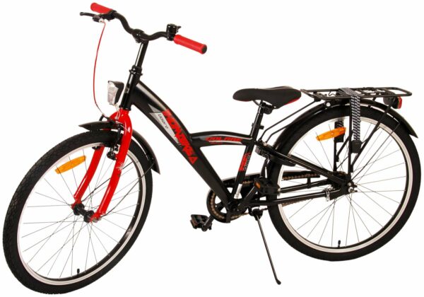 Volare Thombike Kinderfiets – Jongens – 24 inch – Zwart Rood
