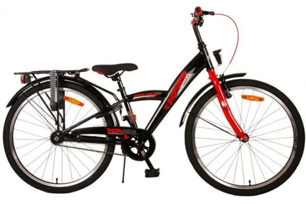 Volare Thombike Kinderfiets – Jongens – 24 inch – Zwart Rood