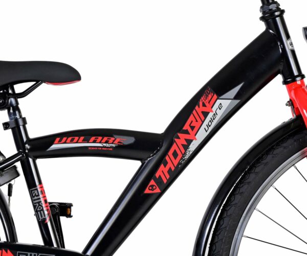 Volare Thombike Kinderfiets – Jongens – 26 inch – Zwart Rood