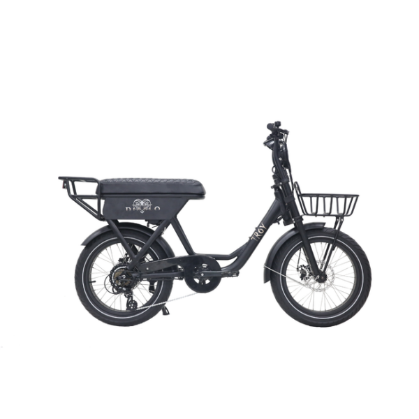 Troy Diablo elektrische Fatbike 7v Matt-Black