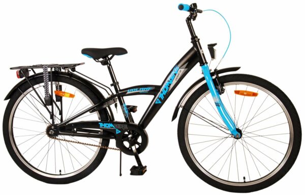 Volare Thombike Kinderfiets – Jongens – 24 inch – Zwart Blauw