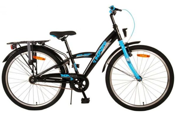 Volare Thombike Kinderfiets – Jongens – 24 inch – Zwart Blauw