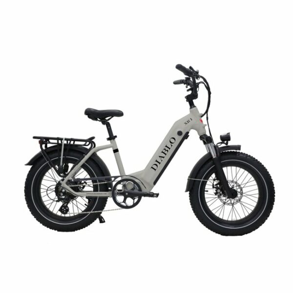 Diablo XR1 Elektrische Fatbike 7V 720Wh 15Ah Fashion Grij