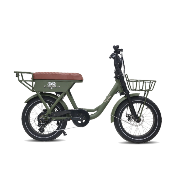 Troy Diablo elektrische Fatbike 7v Matt-Green