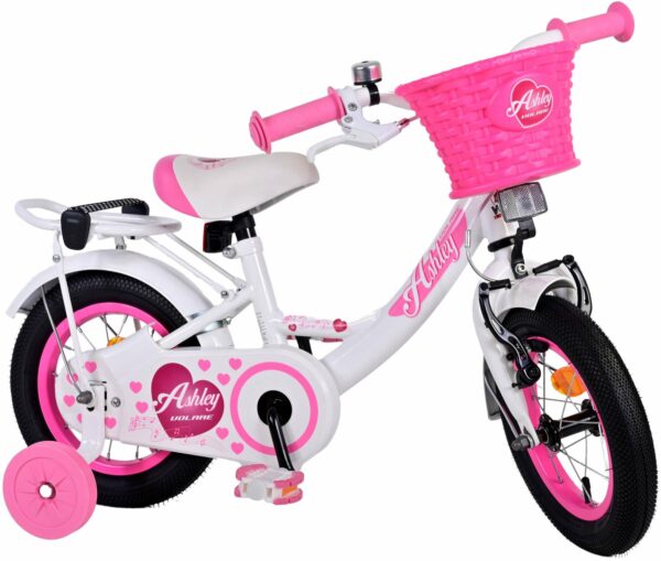 Volare Ashley Kinderfiets – Meisjes – 12 inch – Wit