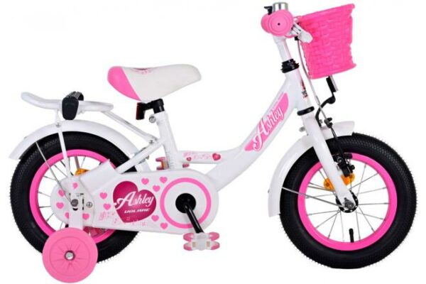 Volare Ashley Kinderfiets – Meisjes – 12 inch – Wit