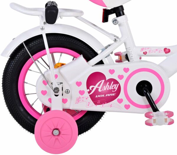 Volare Ashley Kinderfiets – Meisjes – 12 inch – Wit
