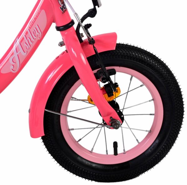 Volare Ashley Kinderfiets – Meisjes – 12 inch – Rood/Roze