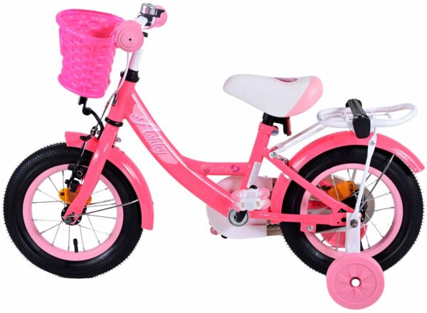 Volare Ashley Kinderfiets – Meisjes – 12 inch – Rood/Roze