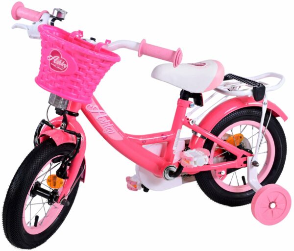 Volare Ashley Kinderfiets – Meisjes – 12 inch – Rood/Roze