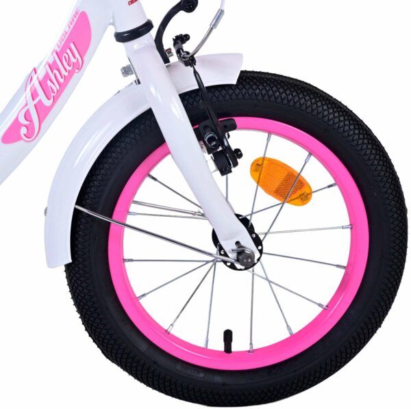Volare Ashley Kinderfiets – Meisjes – 14 inch – Wit