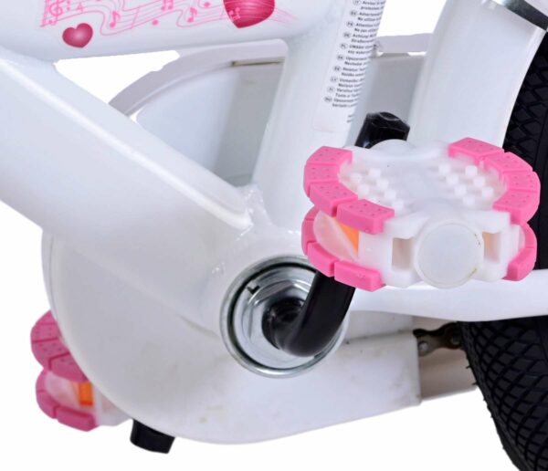 Volare Ashley Kinderfiets – Meisjes – 14 inch – Wit