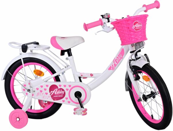 Volare Ashley Kinderfiets – Meisjes – 16 inch – Wit