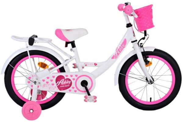 Volare Ashley Kinderfiets – Meisjes – 16 inch – Wit
