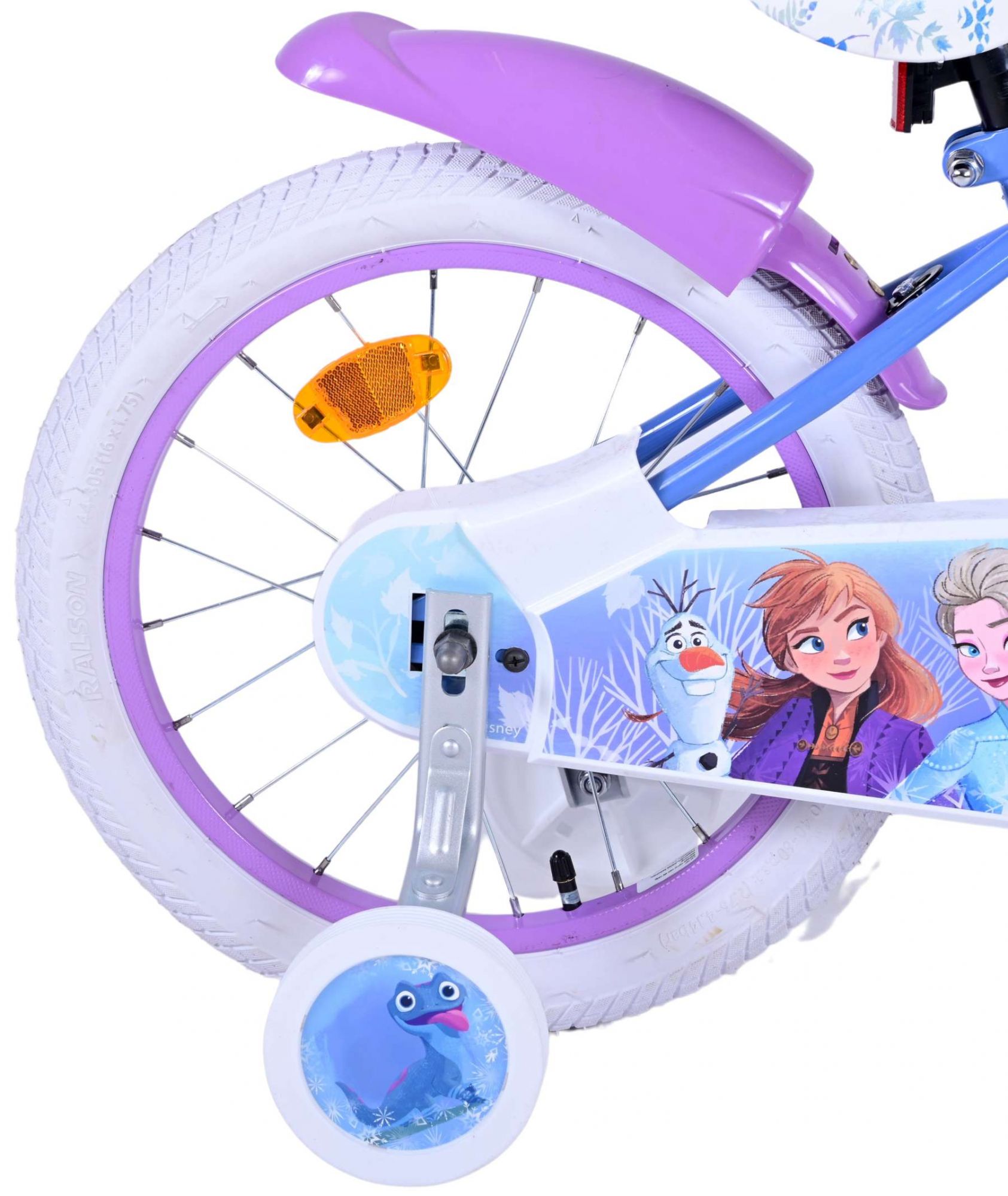 Disney Frozen 2 Kinderfiets – Meisjes – 16 inch – Blauw/Paars