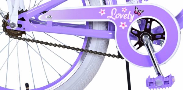 Volare Lovely Kinderfiets – Meisjes – 20 inch – Paars – Twee handremmen