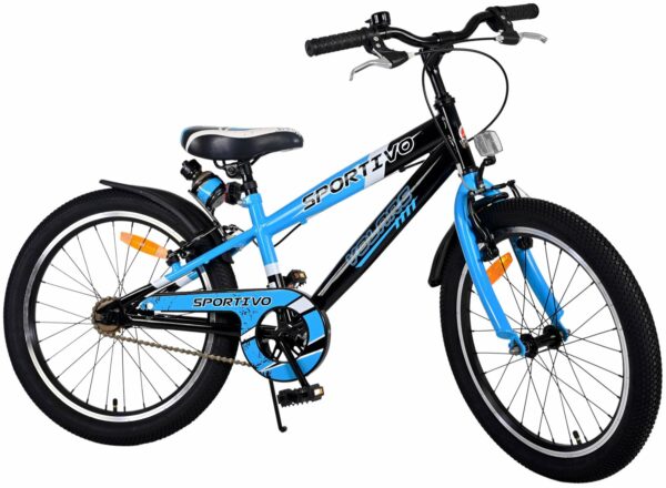 Volare Sportivo Kinderfiets – Jongens – 20 inch – Blauw – Twee handremmen