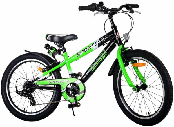 Volare Sportivo Kinderfiets – Jongens – 20 inch – Groen – 7 versnellingen