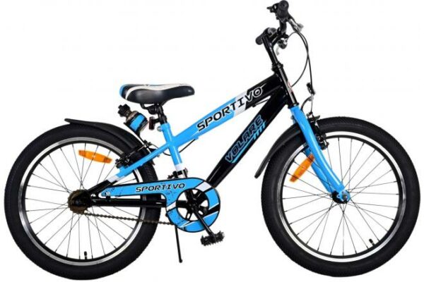 Volare Sportivo Kinderfiets – Jongens – 20 inch – Blauw – Twee handremmen