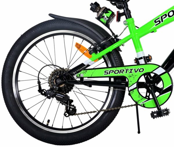 Volare Sportivo Kinderfiets – Jongens – 20 inch – Groen – 7 versnellingen