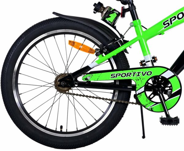 Volare Sportivo Kinderfiets – Jongens – 20 inch – Groen – Twee handremmen