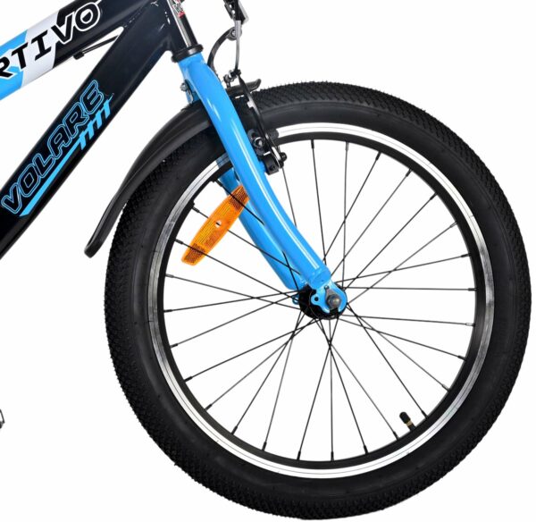 Volare Sportivo Kinderfiets – Jongens – 20 inch – Blauw – Twee handremmen