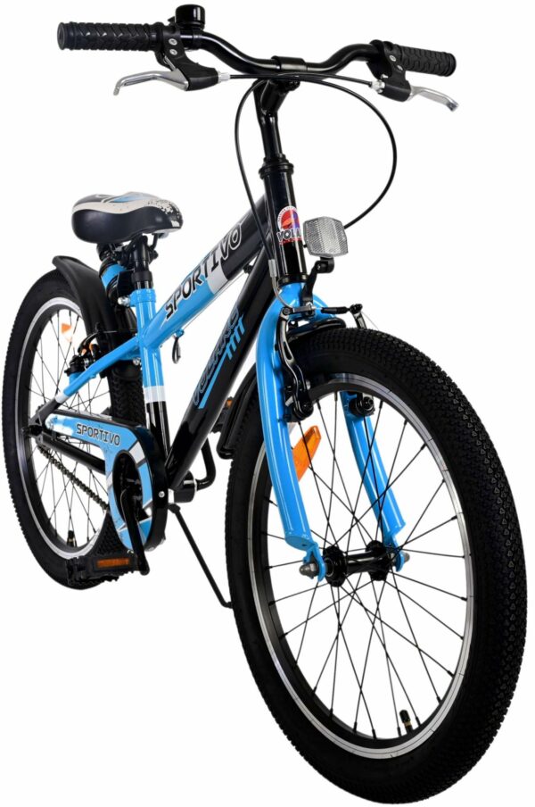 Volare Sportivo Kinderfiets – Jongens – 20 inch – Blauw – Twee handremmen