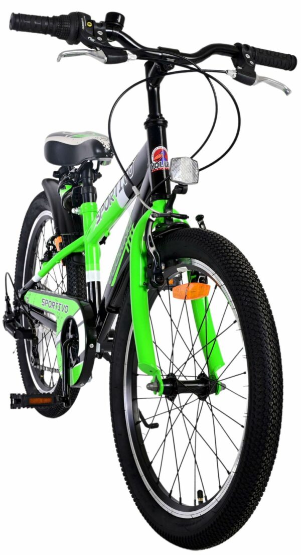 Volare Sportivo Kinderfiets – Jongens – 20 inch – Groen – 7 versnellingen