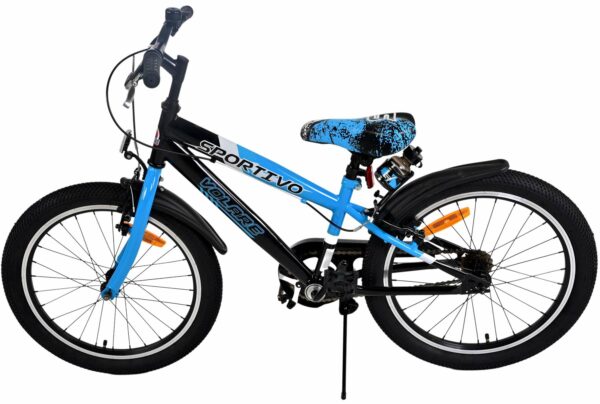 Volare Sportivo Kinderfiets – Jongens – 20 inch – Blauw – Twee handremmen