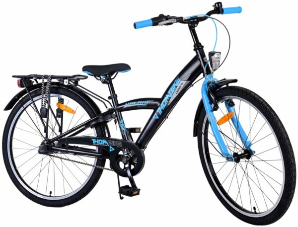 Volare Thombike Kinderfiets – Jongens – 24 inch – Zwart Blauw – 3 versnellingen
